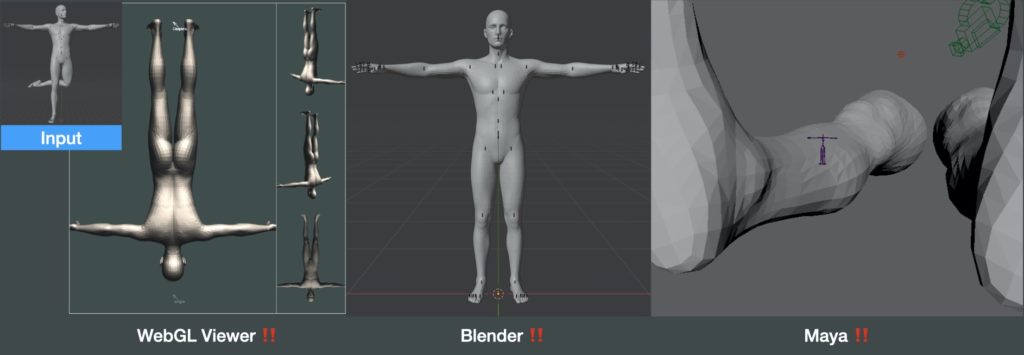 DAE model from our tools exported to DAE using Blender.